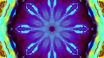 Wonderful Kaleidoscope Backgrounds Created From Colorful Ink Paint Spread photo