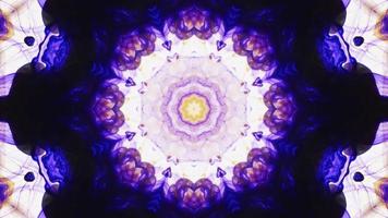 Wonderful Kaleidoscope Backgrounds Created From Colorful Ink Paint Spread photo