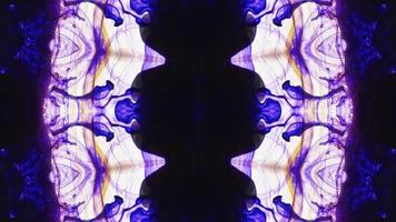 Wonderful Kaleidoscope Backgrounds Created From Colorful Ink Paint Spread photo