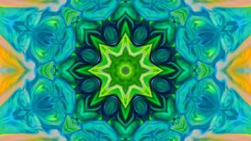 Wonderful Kaleidoscope Backgrounds Created From Colorful Ink Paint Spread photo