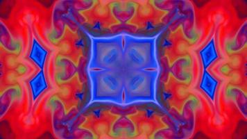 Wonderful Kaleidoscope Backgrounds Created From Colorful Ink Paint Spread photo