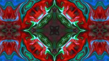 Wonderful Kaleidoscope Backgrounds Created From Colorful Ink Paint Spread photo