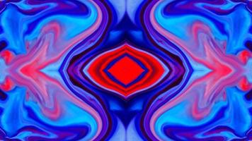 Wonderful Kaleidoscope Backgrounds Created From Colorful Ink Paint Spread photo