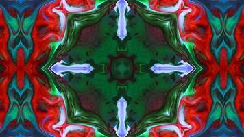 Wonderful Kaleidoscope Backgrounds Created From Colorful Ink Paint Spread photo