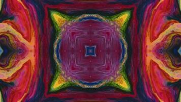 Wonderful Kaleidoscope Backgrounds Created From Colorful Ink Paint Spread photo