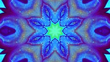 Wonderful Kaleidoscope Backgrounds Created From Colorful Ink Paint Spread photo