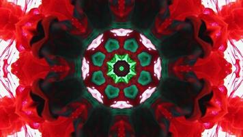 Wonderful Kaleidoscope Backgrounds Created From Colorful Ink Paint Spread photo