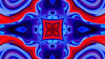 Wonderful Kaleidoscope Backgrounds Created From Colorful Ink Paint Spread photo