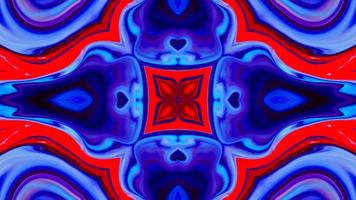 Wonderful Kaleidoscope Backgrounds Created From Colorful Ink Paint Spread photo