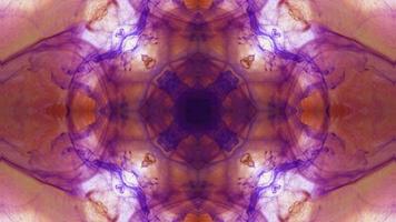 Wonderful Kaleidoscope Backgrounds Created From Colorful Ink Paint Spread photo