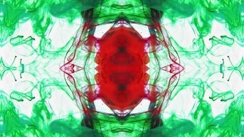 Wonderful Kaleidoscope Backgrounds Created From Colorful Ink Paint Spread photo