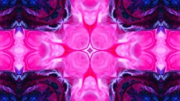 Wonderful Kaleidoscope Backgrounds Created From Colorful Ink Paint Spread photo