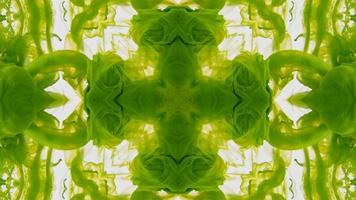Wonderful Kaleidoscope Backgrounds Created From Colorful Ink Paint Spread photo