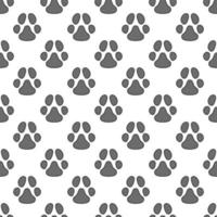 Pet Paw Print vector minimal Seamless Pattern or background