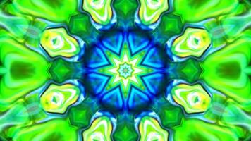 Wonderful Kaleidoscope Backgrounds Created From Colorful Ink Paint Spread photo