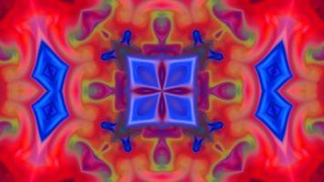 Wonderful Kaleidoscope Backgrounds Created From Colorful Ink Paint Spread photo