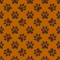 Paw Print vector creative Seamless repeating Pattern