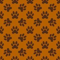 Paw Print vector creative Seamless repeating Pattern