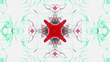 Wonderful Kaleidoscope Backgrounds Created From Colorful Ink Paint Spread photo