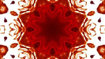 Wonderful Kaleidoscope Backgrounds Created From Colorful Ink Paint Spread photo