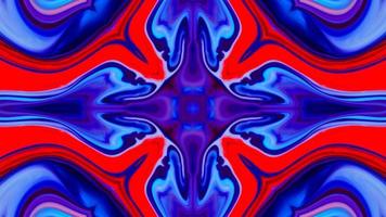 Wonderful Kaleidoscope Backgrounds Created From Colorful Ink Paint Spread photo