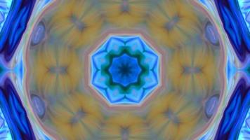 Wonderful Kaleidoscope Backgrounds Created From Colorful Ink Paint Spread photo