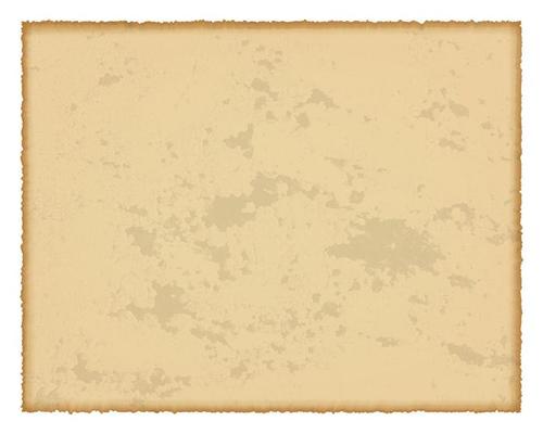 Old paper with burnt edges