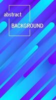 Trendy geometric blue background with abstract lines. Stories banner design. Futuristic dynamic pattern. Vector illustration