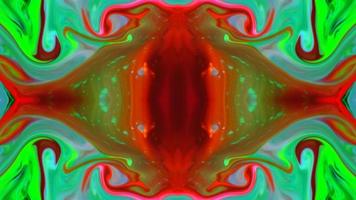 Wonderful Kaleidoscope Backgrounds Created From Colorful Ink Paint Spread photo