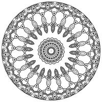 mandala pattern coloring book.ornament round mandala  Perfect for use in any other kind of design. Oriental vector, weave design elements. vector