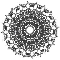 patrón de mandala para colorear book.ornament mandala redondo perfecto para usar en cualquier otro tipo de diseño. vector oriental, elementos de diseño de tejido.