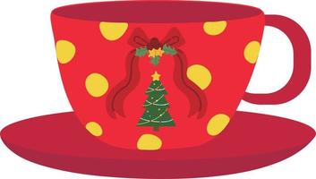 Christmas party toast. Garlands, flags, labels, bubbles, ribbons and stickers. Collection of Merry Christmas decorative icons. vector