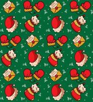 Christmas seamless pattern for greeting cards, wrapping papers. vector