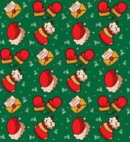 Christmas seamless pattern for greeting cards, wrapping papers. vector