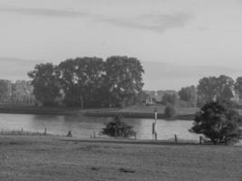 the city of Emmerich at the rhine river photo