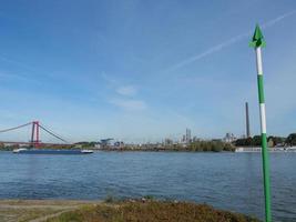 Emmerich at the rhine river in germany photo