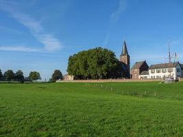 Grieth at the rhine river in germany photo