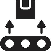 conveyor vector illustration on a background.Premium quality symbols.vector icons for concept and graphic design.