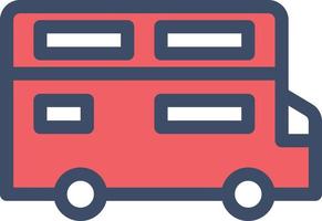 bus vector illustration on a background.Premium quality symbols.vector icons for concept and graphic design.