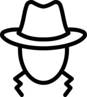 spy vector illustration on a background.Premium quality symbols.vector icons for concept and graphic design.