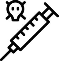 syringe vector illustration on a background.Premium quality symbols.vector icons for concept and graphic design.