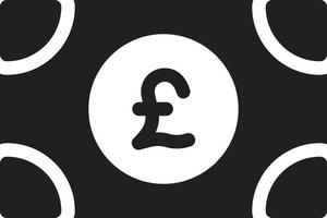 pound vector illustration on a background.Premium quality symbols.vector icons for concept and graphic design.