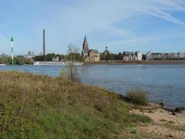 Emmerich at the rhine river in germany photo