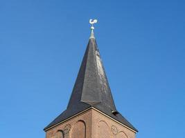 Grieth village at the rhine river photo