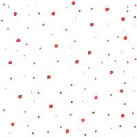 Dot background with red color vector