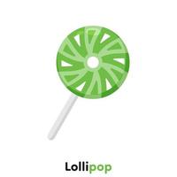 Cute lollipop, Vector, Illustration. vector