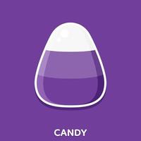 Cute Halloween candy, Vector, Illustration. vector