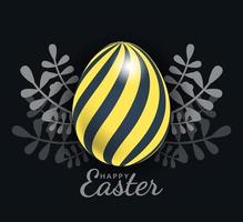 Easter egg beautiful pattern, vector, Illustration. vector
