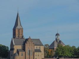 Emmerich at the rhine river in germany photo