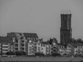 the city of Emmerich at the rhine river photo